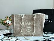 Chanel Deauville Shopping Bag In Grey A67001 Size 34cm - 1