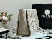 Chanel Deauville Shopping Bag In Grey A67001 Size 34cm - 6
