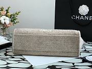 Chanel Deauville Shopping Bag In Grey A67001 Size 34cm - 3