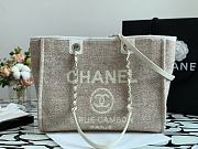 Chanel Deauville Shopping Bag In Grey A67001 Size 34cm - 2