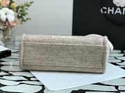 Chanel Deauville Shopping Bag In Grey A67001 Size 28cm - 5