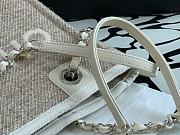 Chanel Deauville Shopping Bag In Grey A67001 Size 28cm - 2