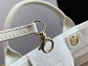 Chanel Deauville Shopping Bag In White A67001 Size 38cm - 2