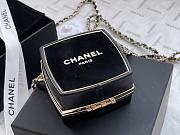 Chanel Runway Compact Powder Minaudiere Resin Plexiglass Box Bag Black  - 6