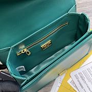 Dolce & Gabbana DG Amore Tote Bag In Green BB667 27cm - 6