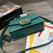 Dolce & Gabbana DG Amore Tote Bag In Green BB667 27cm - 3
