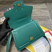 Dolce & Gabbana DG Amore Tote Bag In Green BB667 27cm - 2
