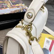 Dolce & Gabbana DG Amore Tote Bag In White BB667 Size 27x8x18cm - 2