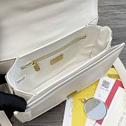 Dolce & Gabbana DG Amore Tote Bag In White BB667 Size 27x8x18cm - 3
