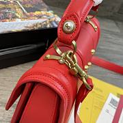 Dolce & Gabbana DG Amore Tote Bag In Red BB667 Size 27x8x18cm - 2