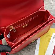 Dolce & Gabbana DG Amore Tote Bag In Red BB667 Size 27x8x18cm - 3