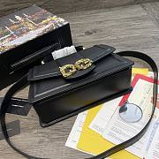 Dolce & Gabbana DG Amore Tote Bag In Black BB667 Size 27x8x18cm - 2