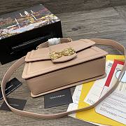 Dolce & Gabbana DG Amore Tote Bag In Beige BB667 Size 27x8x18cm - 4