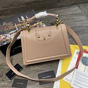 Dolce & Gabbana DG Amore Tote Bag In Beige BB667 Size 27x8x18cm - 5
