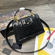 Dolce&Gabbana Amore Baroque Tote Bag In Black BB667 Size 27x8x18cm - 2
