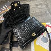 Dolce&Gabbana Amore Baroque Tote Bag In Black BB667 Size 27x8x18cm - 3