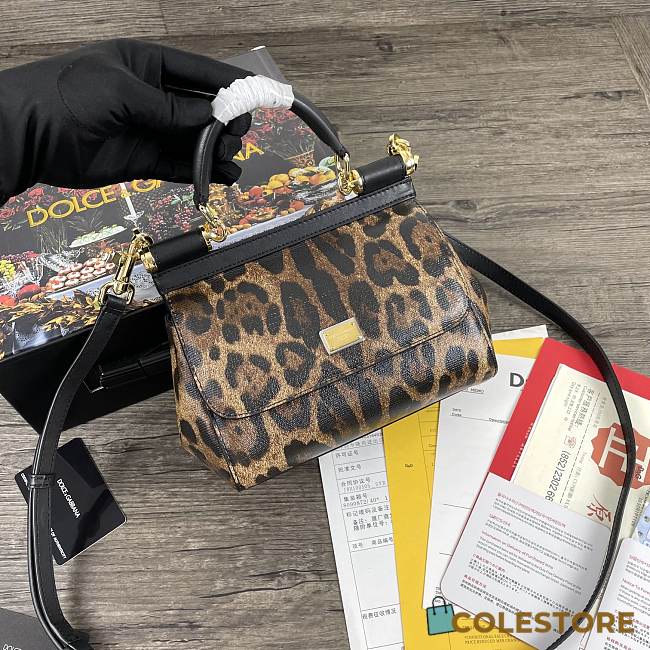 Dolce & Gabbana Sicily Tote Bag BB623 Size 20x9.5x14cm - 1
