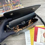 Dolce & Gabbana Sicily Tote Bag In Black BB623 Size 20x9.5x14cm - 6
