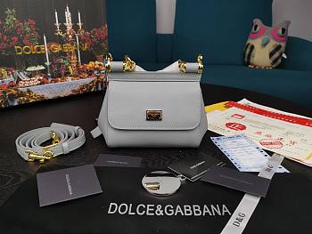 Dolce & Gabbana Small Sicily Tote Bag BB623 Size 16x10x5cm