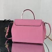 Versace La Medusa Handbag In Pink DBFI0 Size 35x14x25cm  - 6