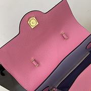 Versace La Medusa Handbag In Pink DBFI0 Size 35x14x25cm  - 3