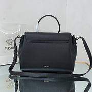 Versace La Medusa Handbag In Black DBFI0 Size 35x14x25cm  - 4