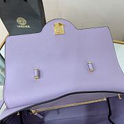 Versace La Medusa Handbag In Purple DBFI0 Size 35x14x25cm  - 2