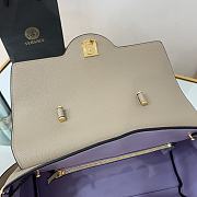 Versace La Medusa Handbag In Dusty Grey DBFI0 Size 35x14x25cm  - 5