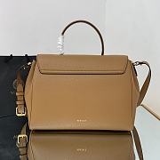 Versace La Medusa Handbag In Brown DBFI0 Size 35x14x25cm  - 5