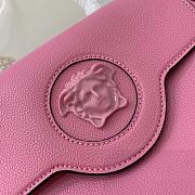 Versace La Medusa Handbag Pink DBFI0 Size 25x15x22cm  - 2