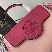 Versace La Medusa Handbag In Rose DBFI0 Size 25x15x22cm  - 2