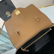 Versace La Medusa Handbag In Brown DBFI0 Size 25x15x22cm  - 4