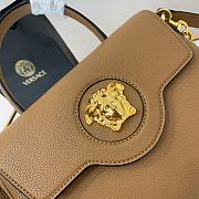 Versace La Medusa Handbag In Brown DBFI0 Size 25x15x22cm  - 2