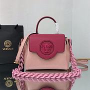 Versace La Medusa Handbag In Rose DBFI0 Size 20x10x17cm  - 1