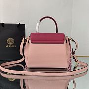 Versace La Medusa Handbag In Rose DBFI0 Size 20x10x17cm  - 3
