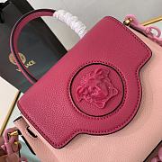 Versace La Medusa Handbag In Rose DBFI0 Size 20x10x17cm  - 2