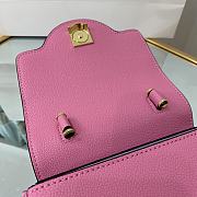 Versace La Medusa Handbag In Pink DBFI0 Size 20x10x17cm  - 3