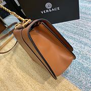 Versace Virtus Calfskin Leather Shoulder Bag DBFG9 Size 24x9x16.5cm - 6