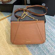 Versace Virtus Calfskin Leather Shoulder Bag DBFG9 Size 24x9x16.5cm - 5