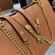 Versace Virtus Calfskin Leather Shoulder Bag DBFG9 Size 24x9x16.5cm - 2