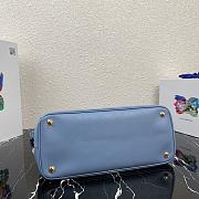 Prada Galleria Medium Bag Saffiano Leather In Blue 1BA274 32cm - 2