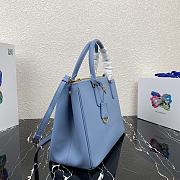 Prada Galleria Medium Bag Saffiano Leather In Blue 1BA274 32cm - 3