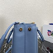 Prada Galleria Medium Bag Saffiano Leather In Blue 1BA274 32cm - 4