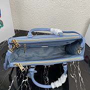 Prada Galleria Medium Bag Saffiano Leather In Blue 1BA274 32cm - 6