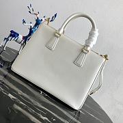 Prada Galleria Medium Bag Saffiano Leather In White 1BA274 32cm - 6
