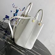 Prada Galleria Medium Bag Saffiano Leather In White 1BA274 32cm - 3