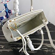 Prada Galleria Medium Bag Saffiano Leather In White 1BA274 32cm - 2