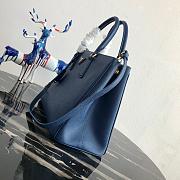 Prada Galleria Medium Bag Saffiano Leather In Ocean Blue 1BA274 32cm - 6
