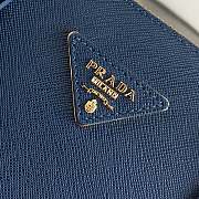 Prada Galleria Medium Bag Saffiano Leather In Ocean Blue 1BA274 32cm - 5