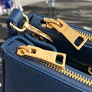 Prada Galleria Medium Bag Saffiano Leather In Ocean Blue 1BA274 32cm - 3